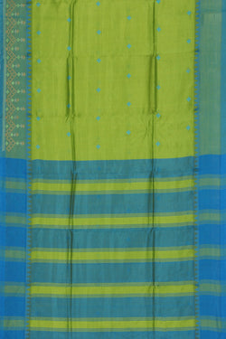 Image of Kasuti Embroidery Mangalgiri Silk Saree