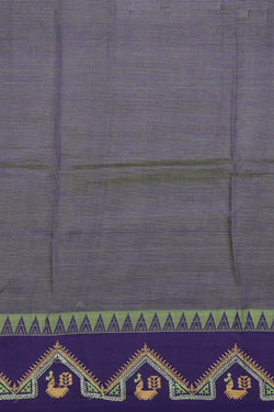 Image of Kasuti Embroidery Mangalgiri Silk Saree