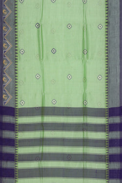 Image of Kasuti Embroidery Mangalgiri Silk Saree