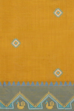 Image of Kasuti Embroidery Mangalgiri Silk Saree