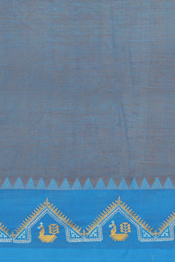 Image of Kasuti Embroidery Mangalgiri Silk Saree