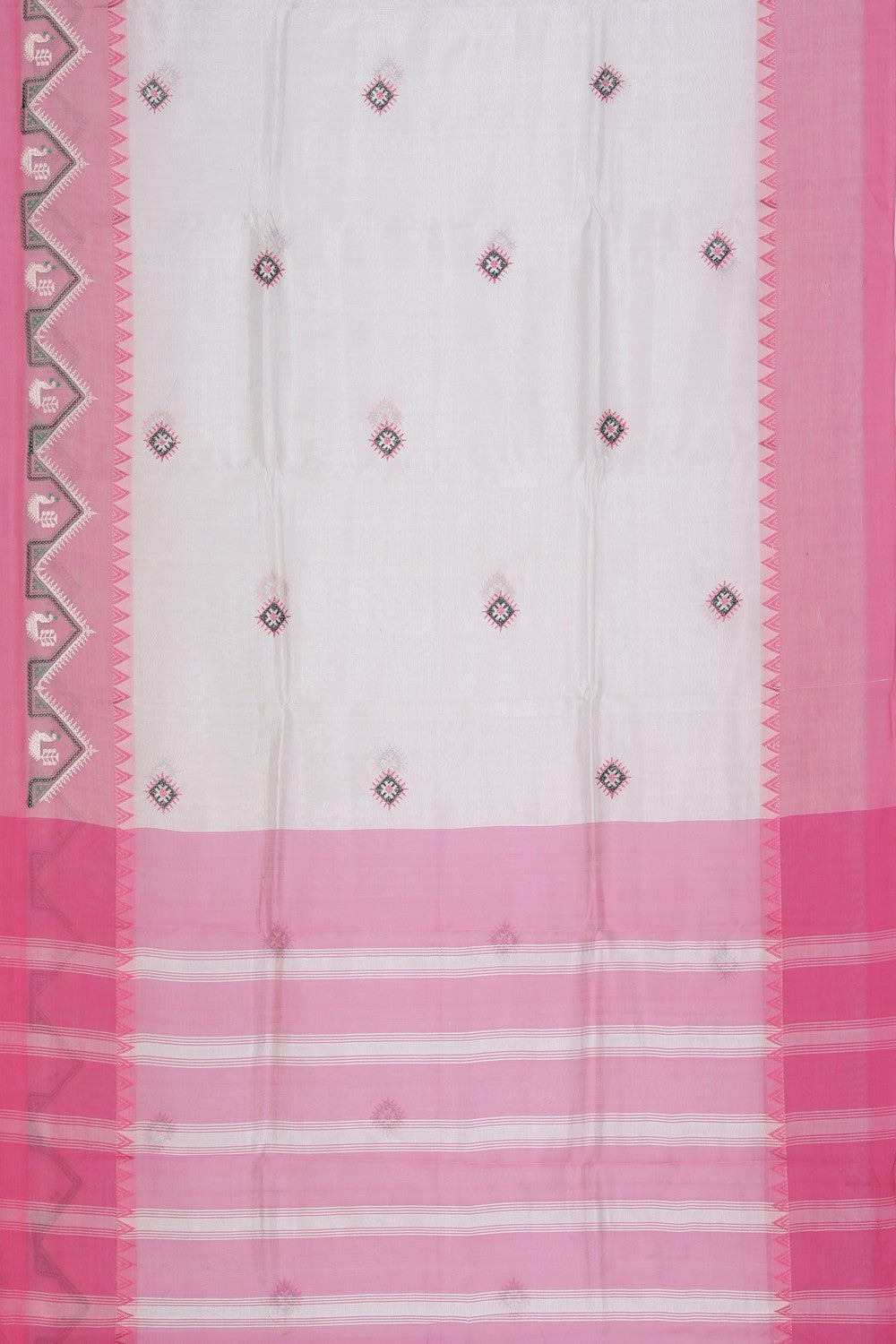 Kasuti Embroidery Mangalgiri Silk Saree