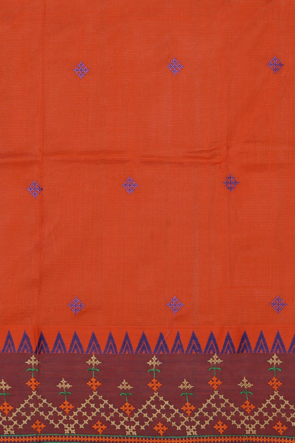 Kasuti Embroidery Mangalgiri Silk Saree