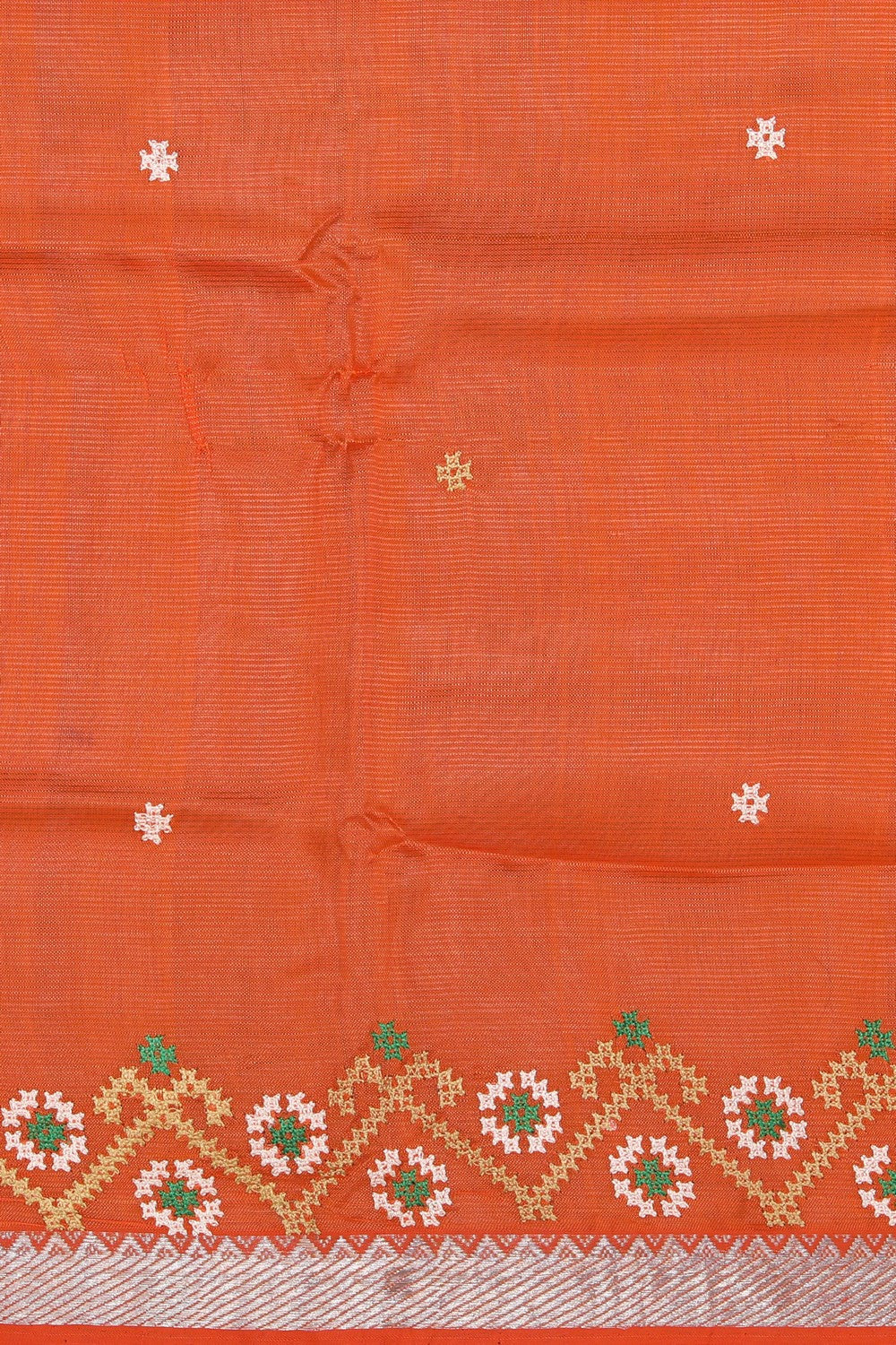 Kasuti Embroidery Mangalgiri Silk Saree