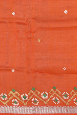 Image of Kasuti Embroidery Mangalgiri Silk Saree