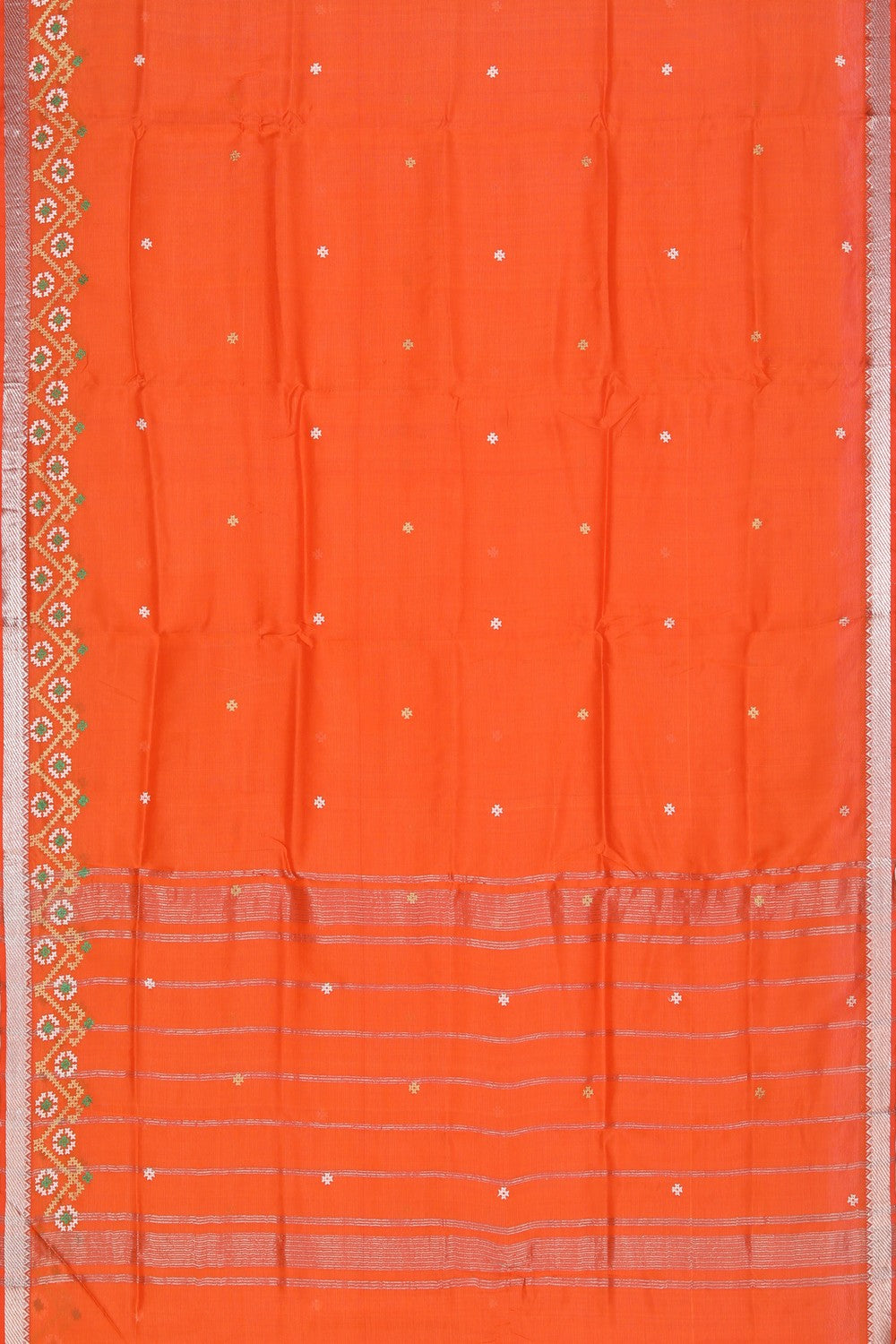 Kasuti Embroidery Mangalgiri Silk Saree