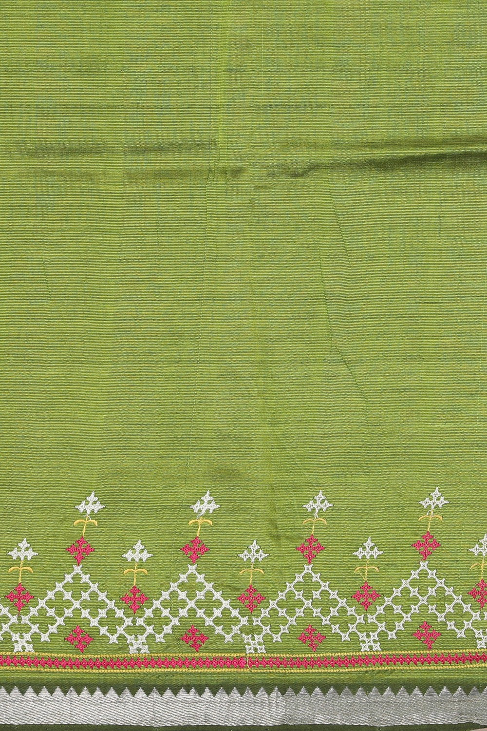 Kasuti Embroidery Mangalgiri Silk Saree