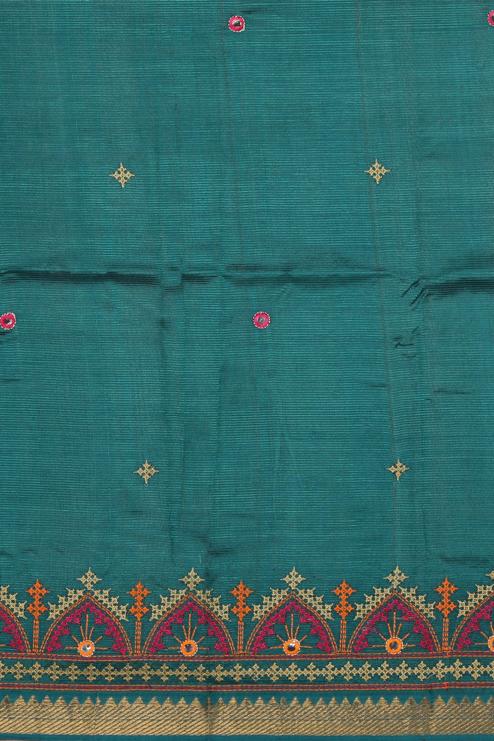 Kasuti Embroidery Mangalgiri Silk Saree