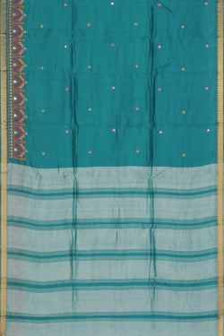 Image of Kasuti Embroidery Mangalgiri Silk Saree