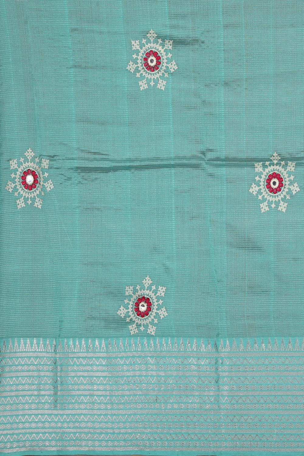 Kasuti Embroidery Mangalgiri Silk Saree