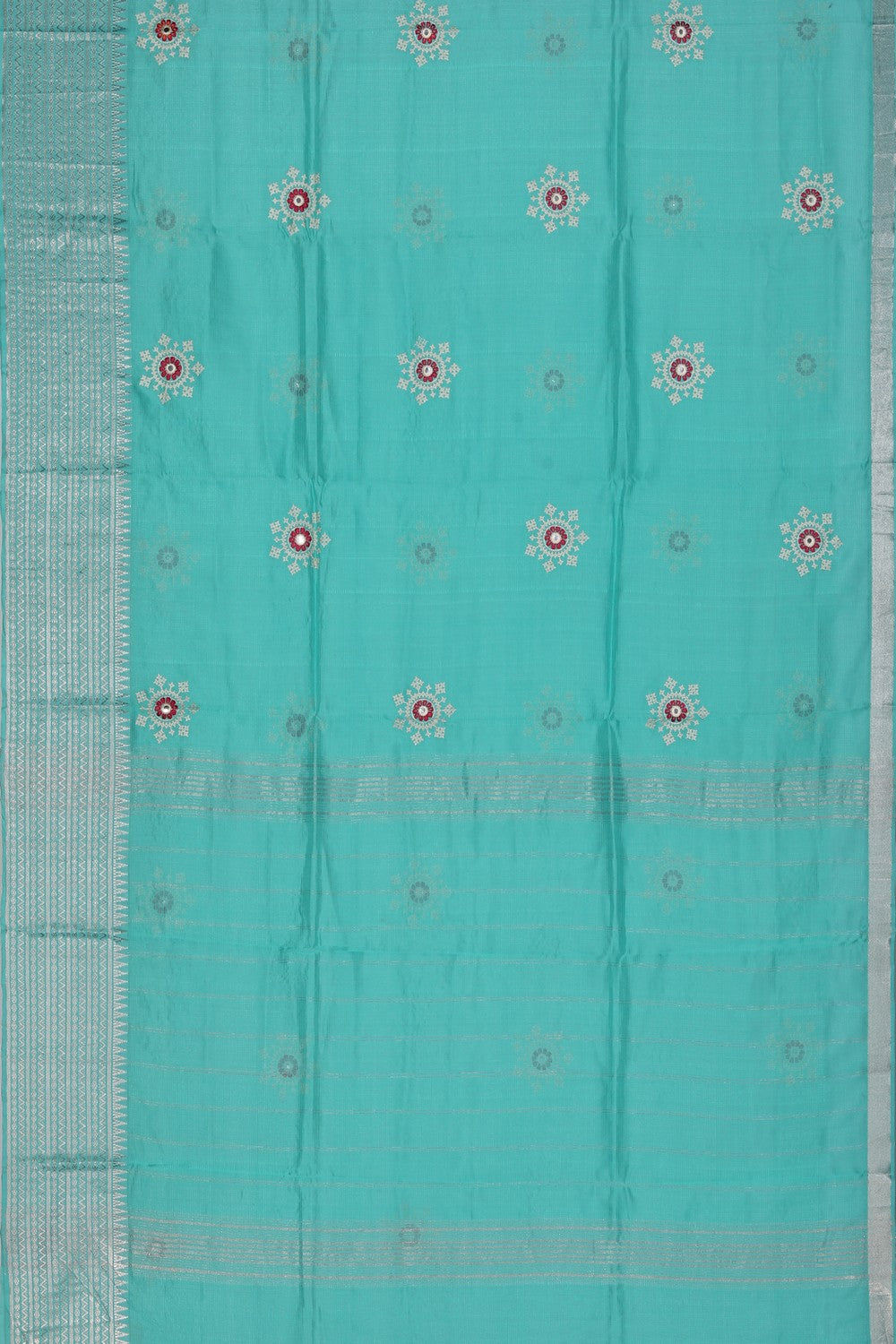 Kasuti Embroidery Mangalgiri Silk Saree