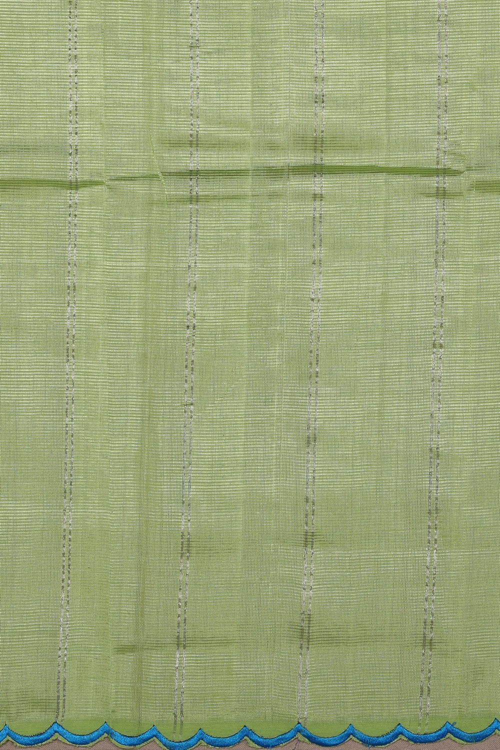 Mangalgiri Silk Green Saree