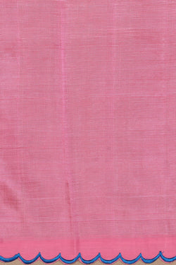 Image of Mangalgiri Silk Pink Saree