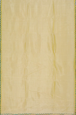 Image of Mangalgiri Silk Spring Yellow Saree