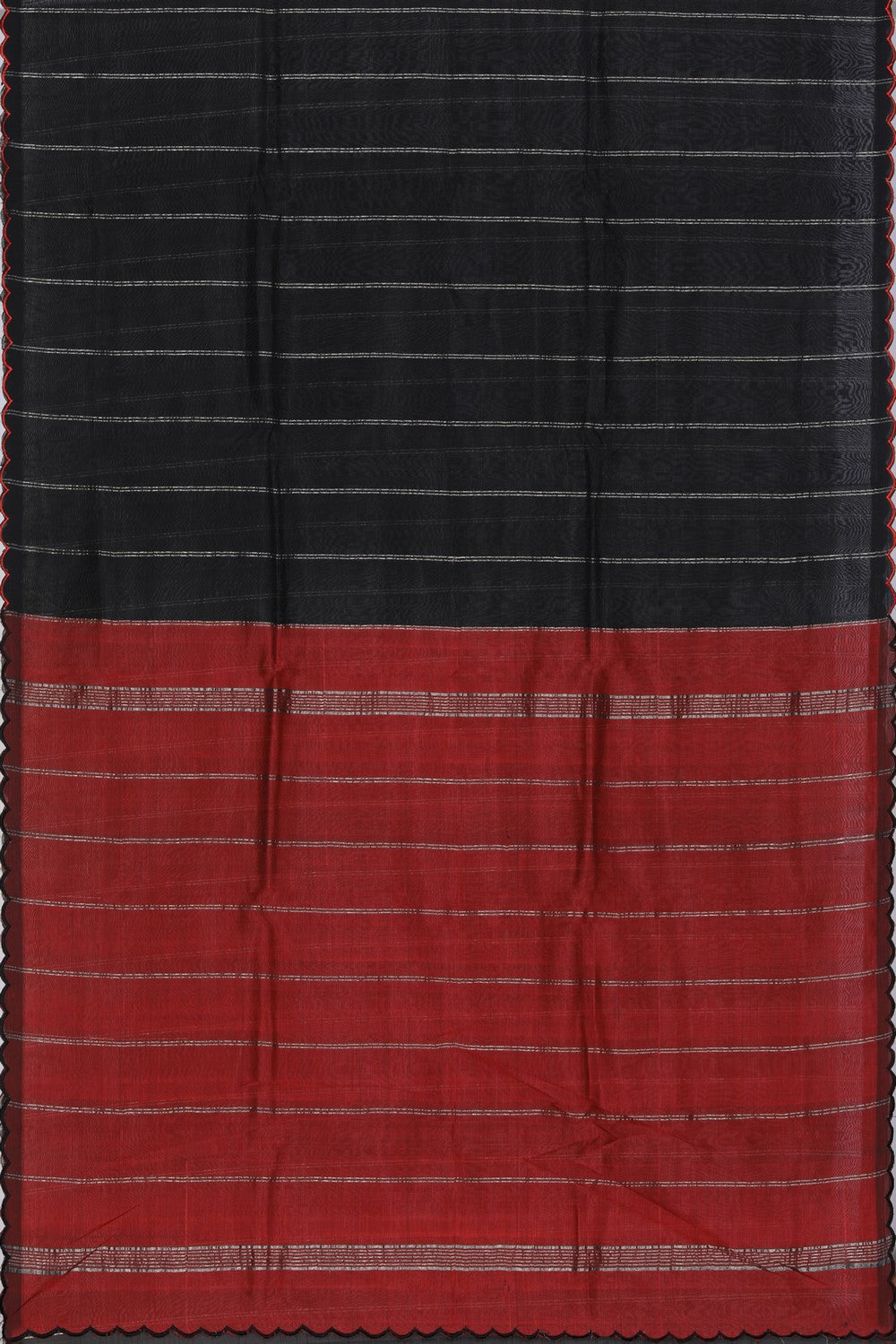 Mangalgiri Silk Black Saree