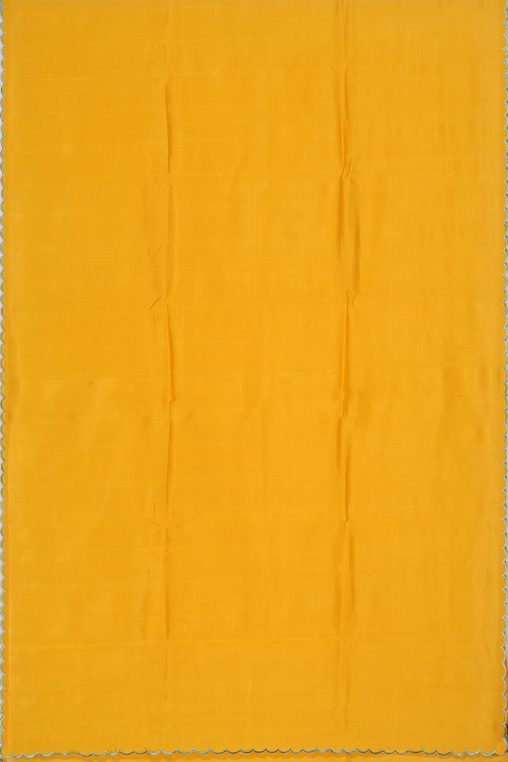 Mangalgiri Silk Yellow Saree