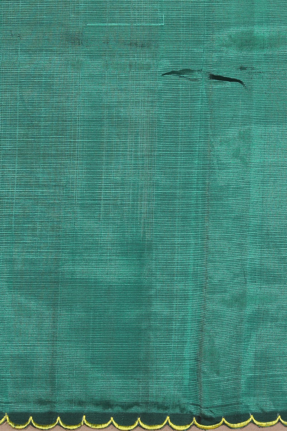 Mangalgiri Silk Teal Green Saree