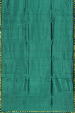 Image of Mangalgiri Silk Teal Green Saree