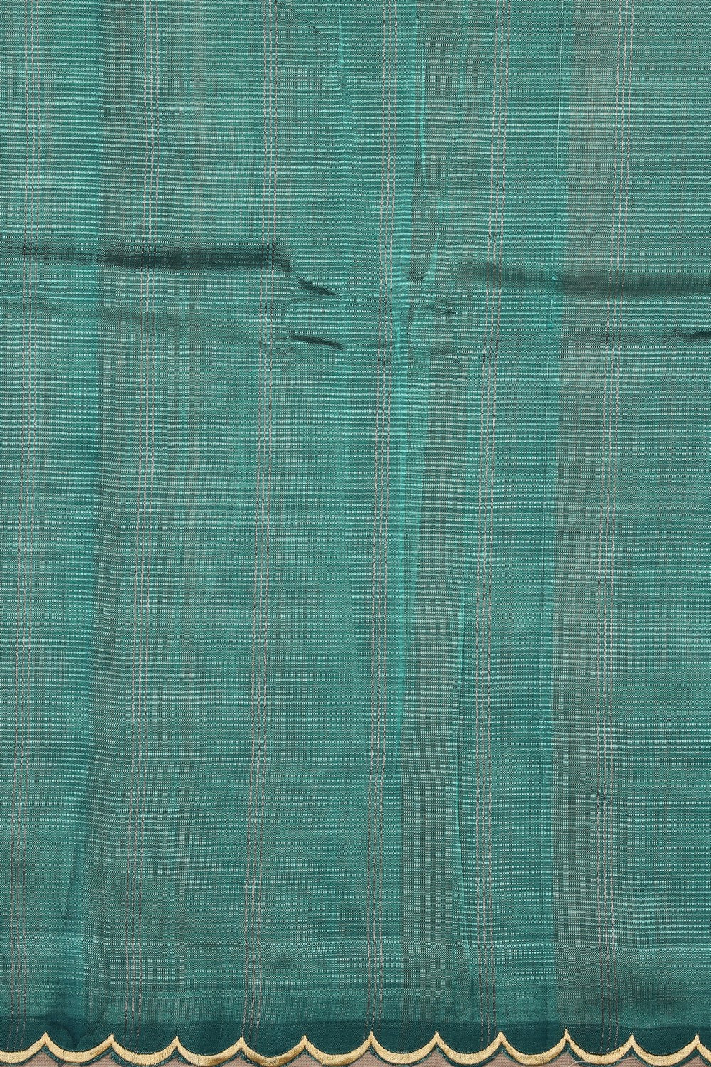 Mangalgiri Silk Teal Green Saree