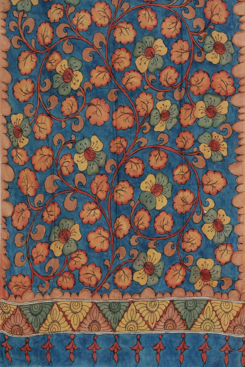 Tussar Silk Kalamkari Dupatta