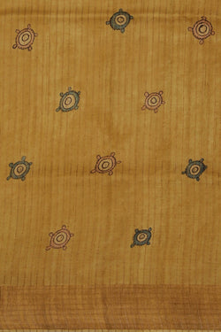 Image of Kalamkari Hand-Painted Saree