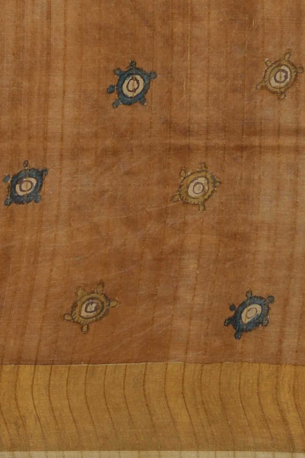 Image of Kalamkari Hand-Painted Saree