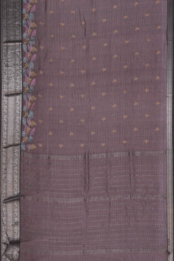 Image of Mangalgiri Silk Embroidery Saree