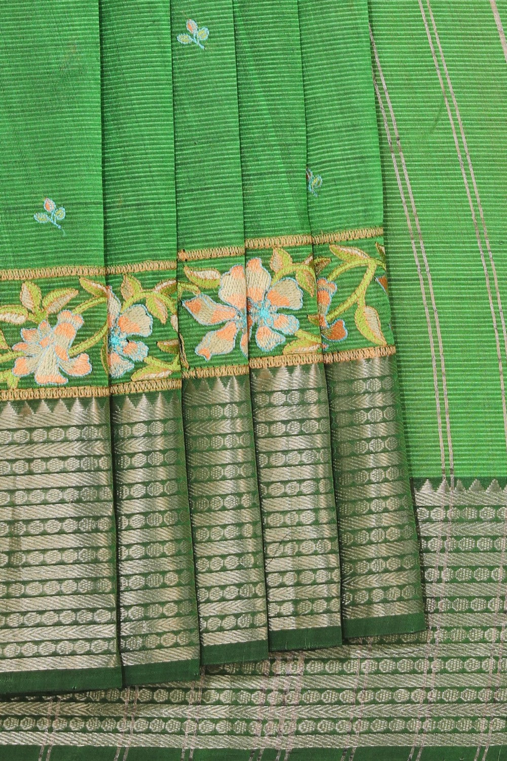 Mangalgiri Silk Embroidery Saree