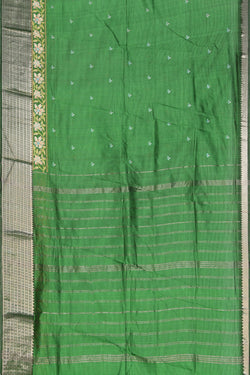 Image of Mangalgiri Silk Embroidery Saree