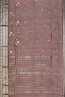 Image of Mangalgiri Silk Embroidery Saree