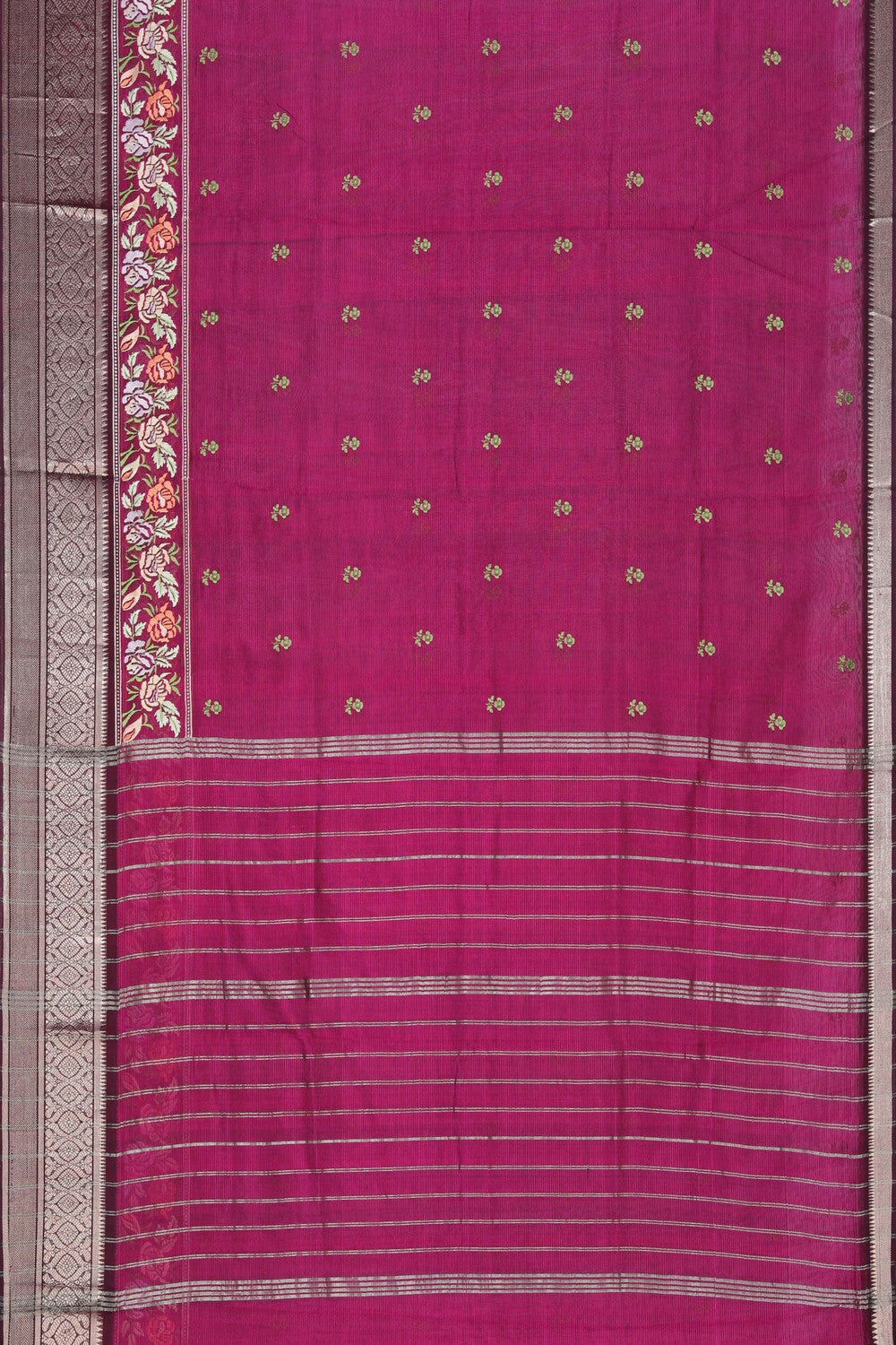 Mangalgiri Silk Embroidery Saree