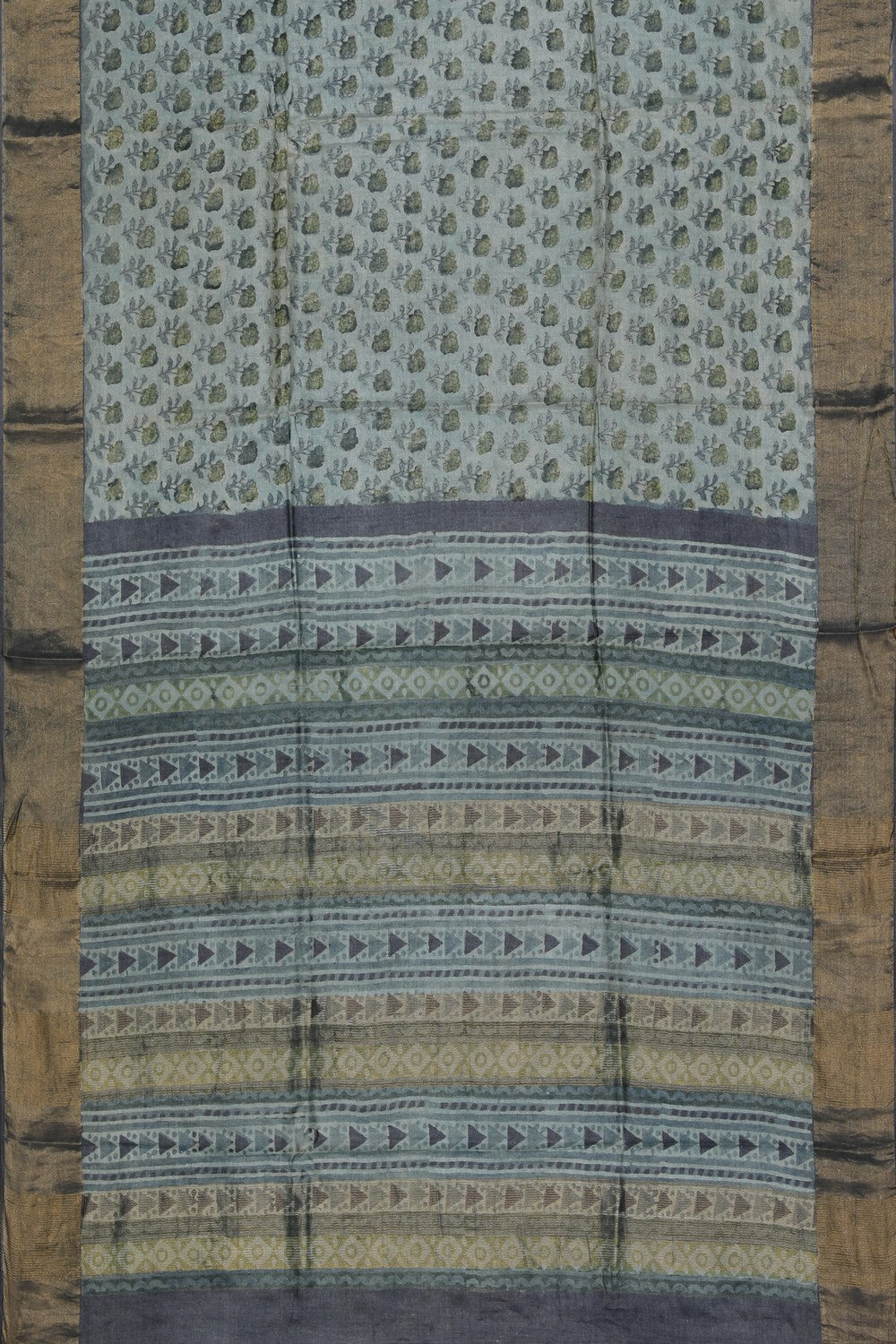 Image of Bagru Block Printed Saree
