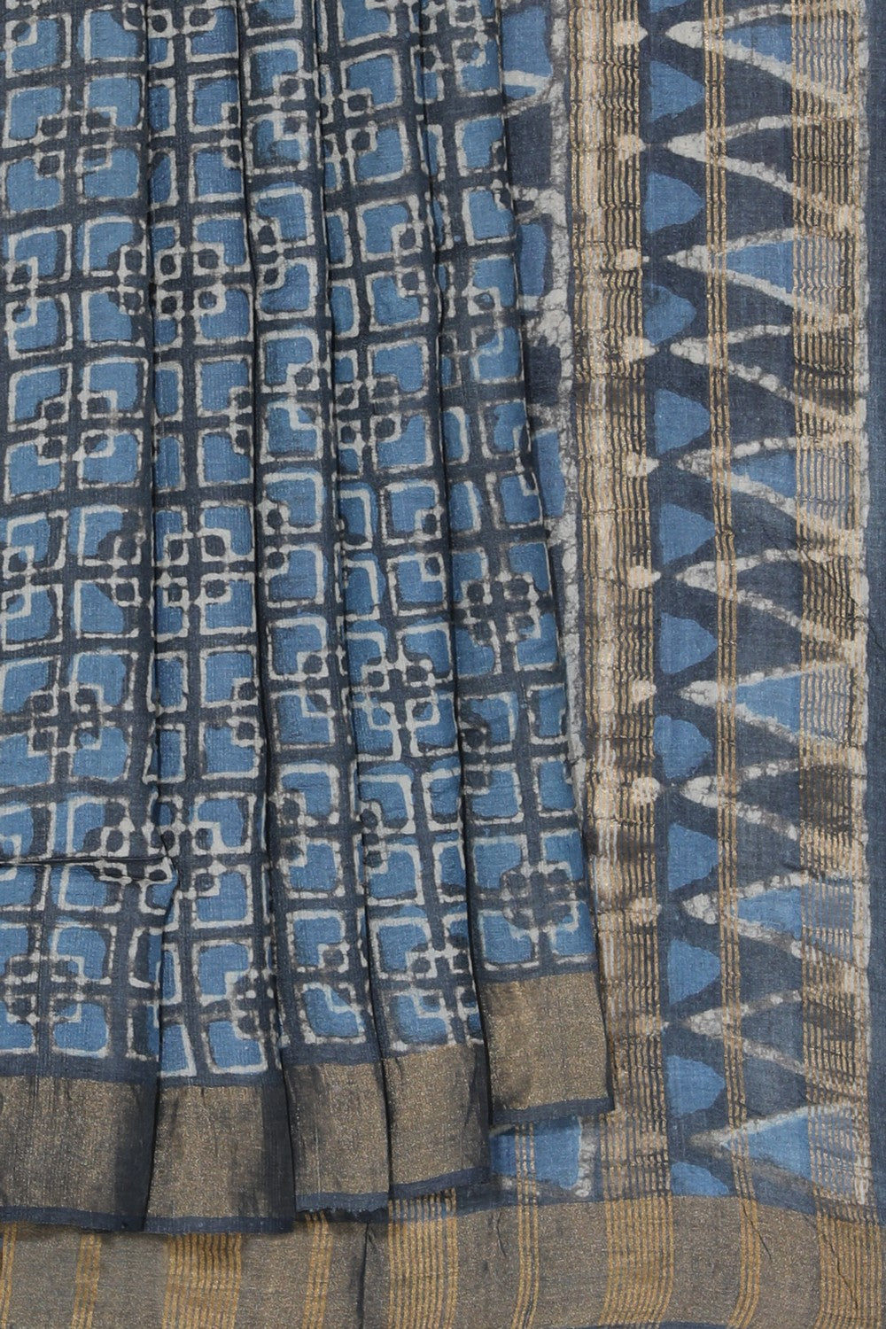 Bagru Block Printed Saree