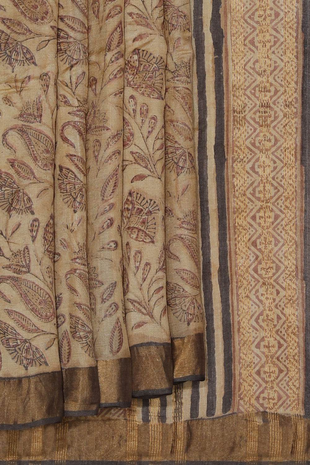 Bagru Block Printed Saree