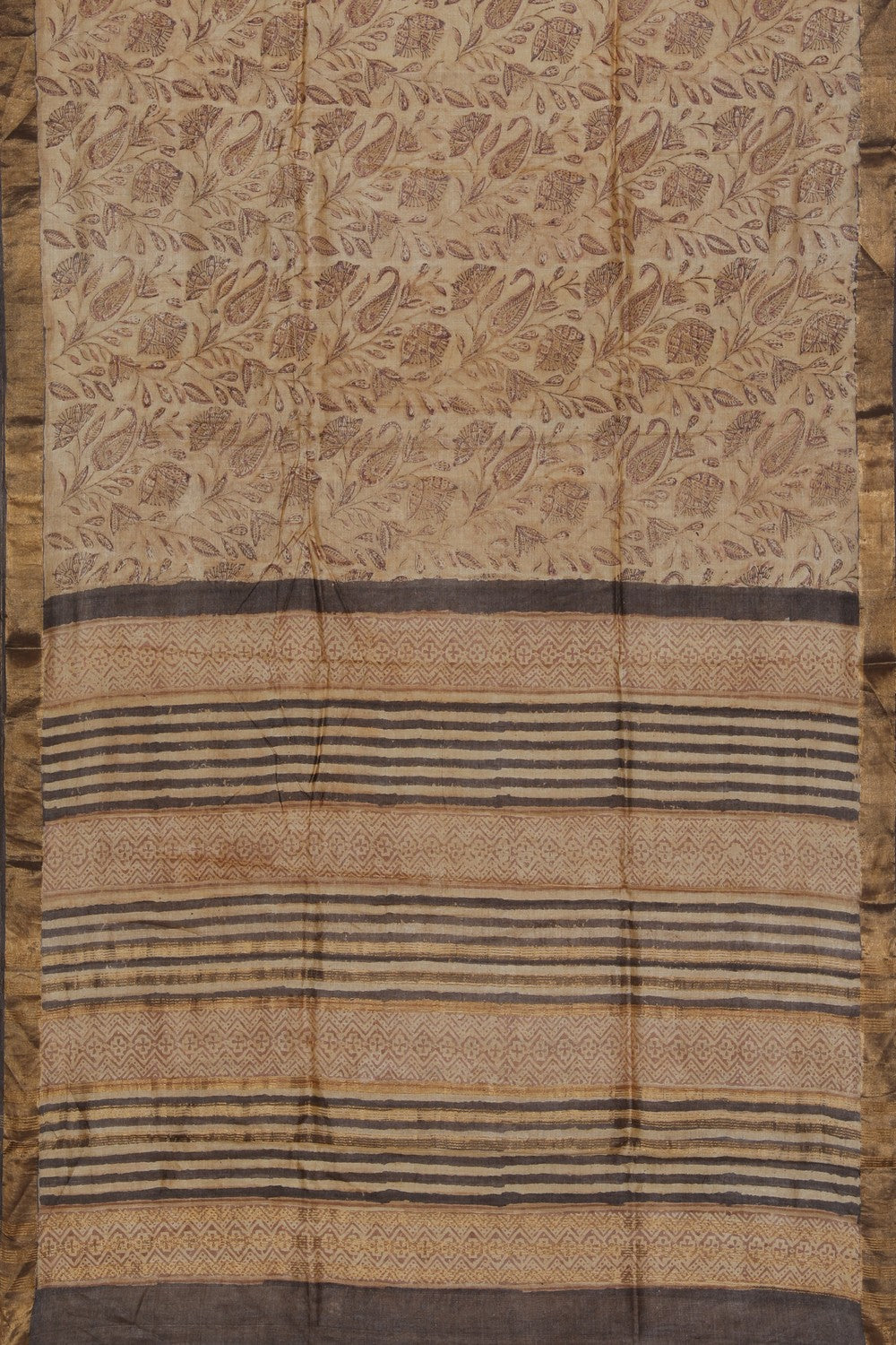 Bagru Block Printed Saree