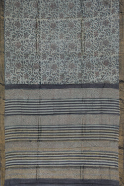 Image of Bagru Block Printed Saree