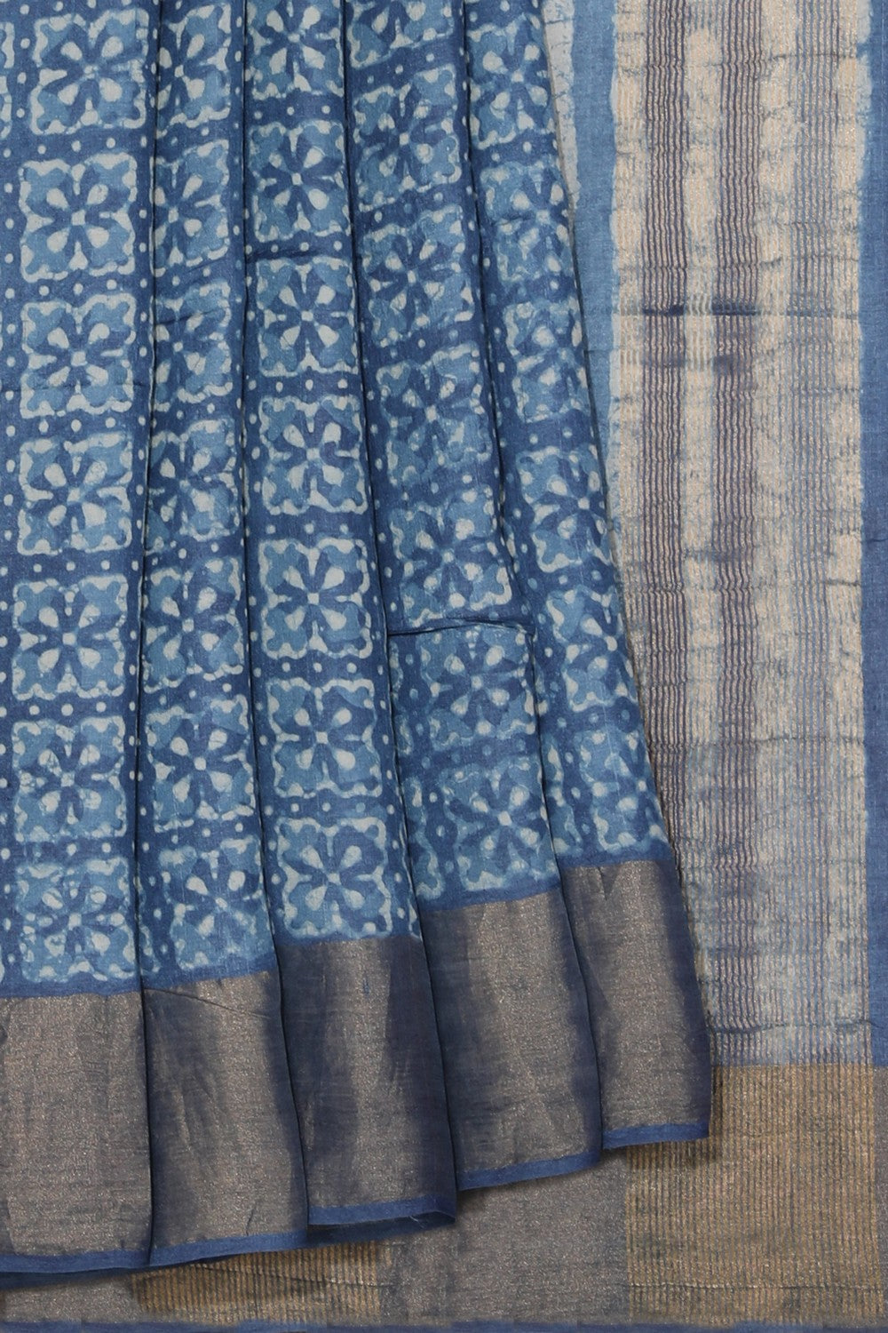 Bagru Block Printed Saree