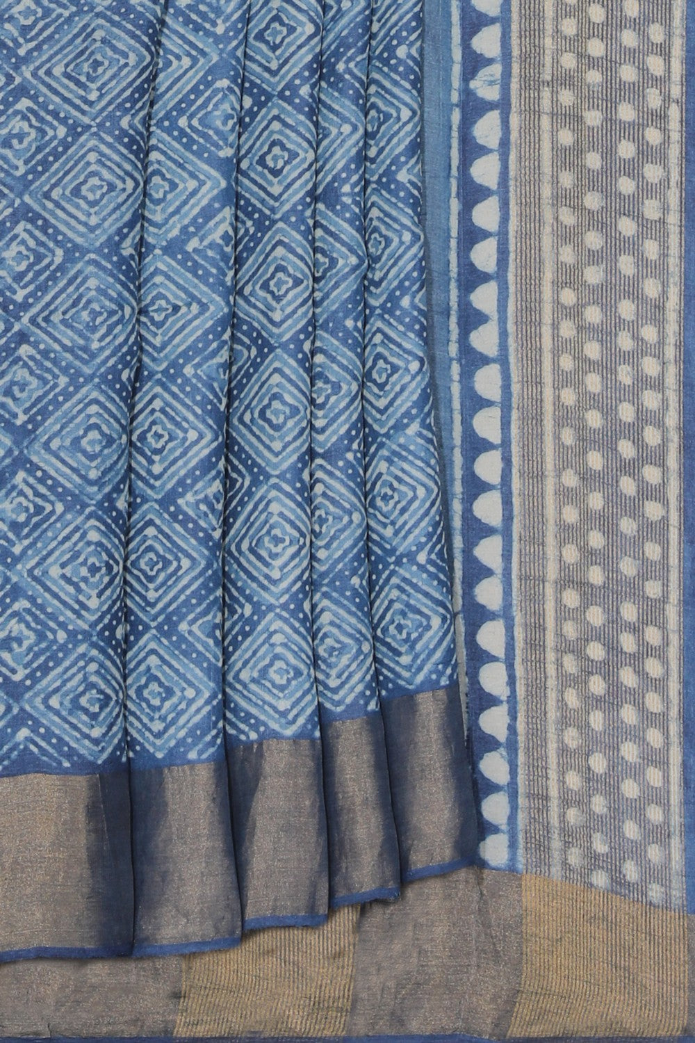 Bagru Block Printed Saree