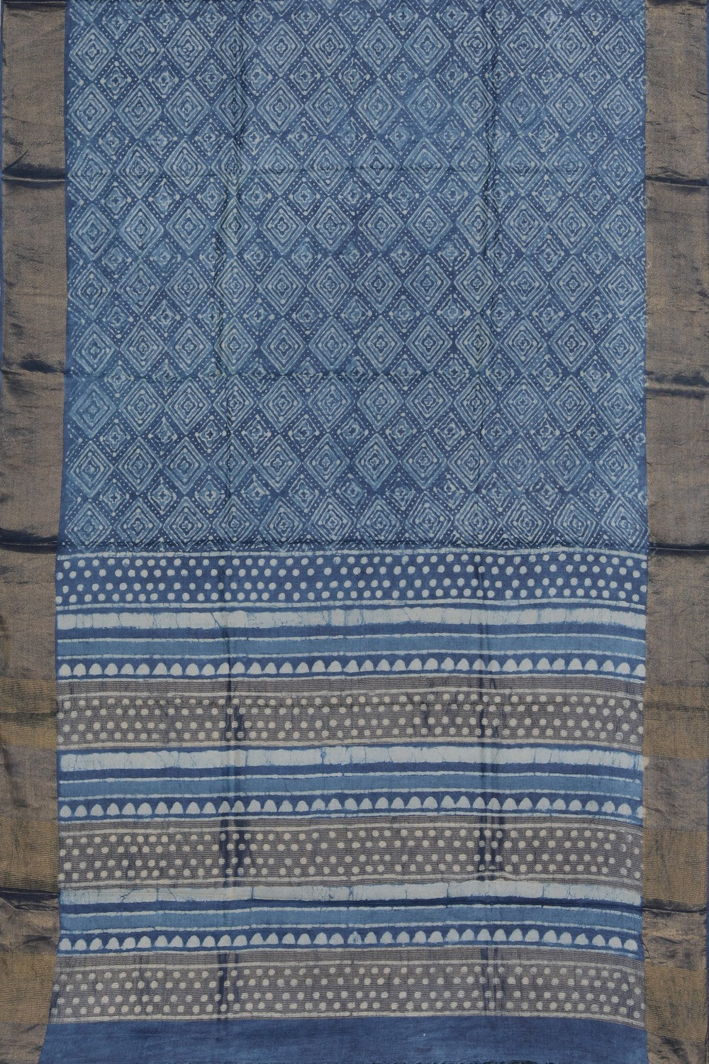 Bagru Block Printed Saree