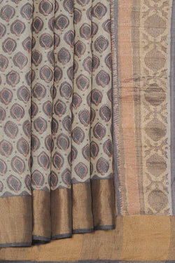 Image of Bagru Block Printed Saree