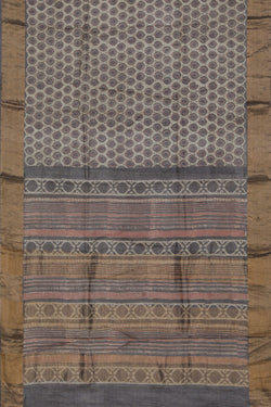 Image of Bagru Block Printed Saree