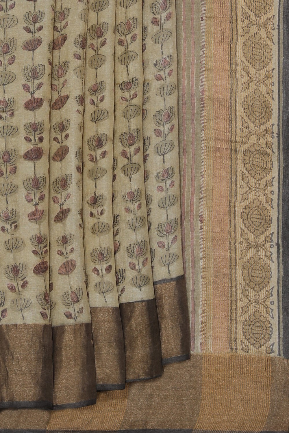 Bagru Block Printed Saree