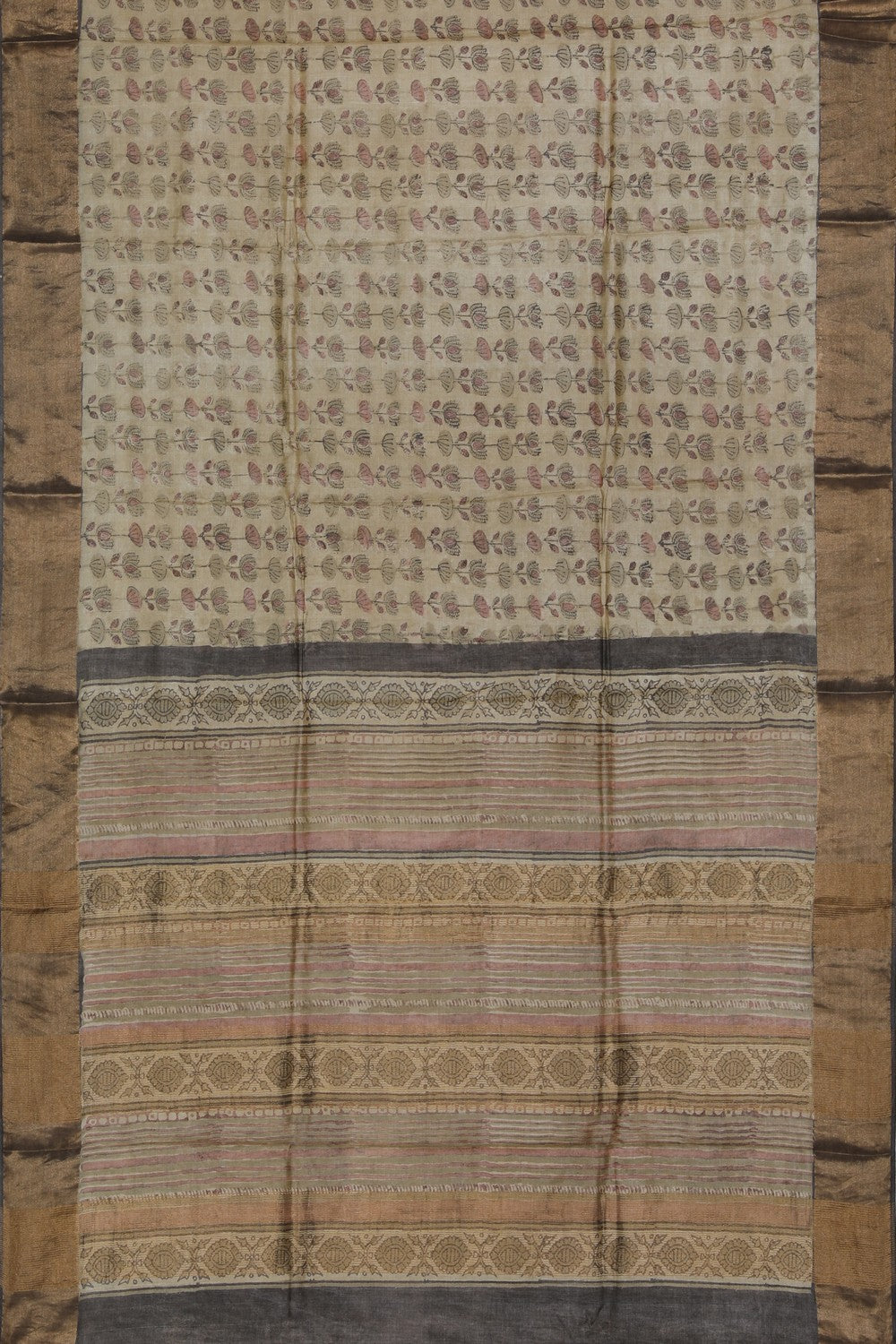 Bagru Block Printed Saree