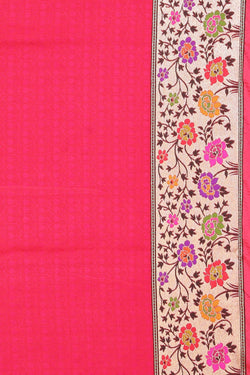 Image of Gorgeous Brocade Pink Saree