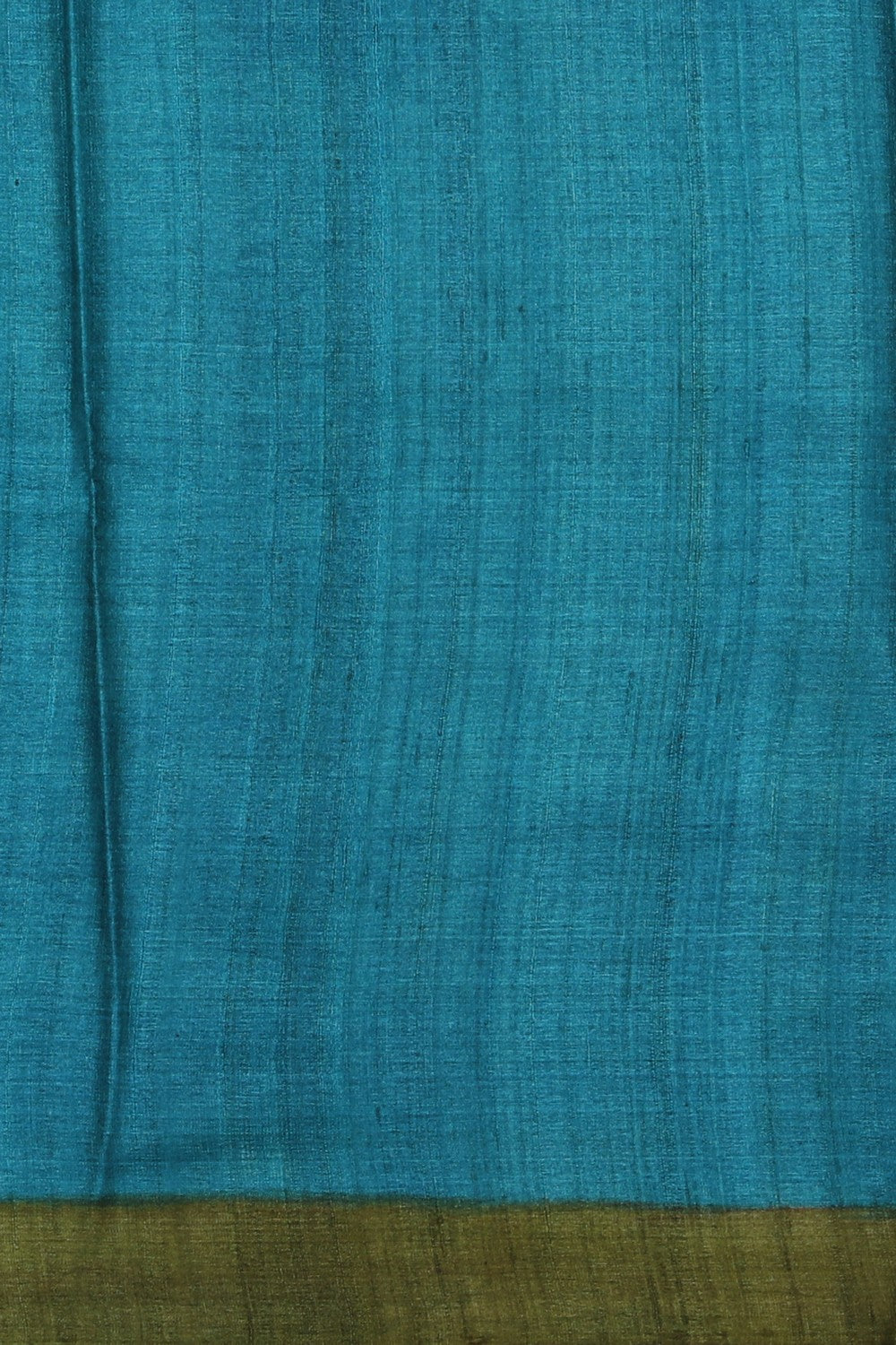 Bhagalpur Tussar Silk Green Saree