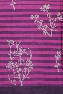 Image of Bhagalpur Tussar Silk Pink Saree