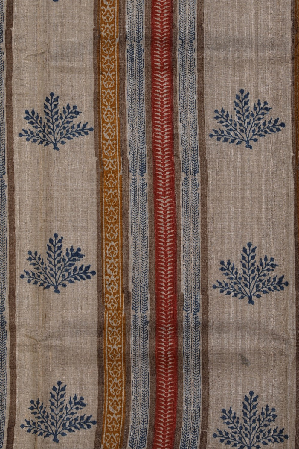 Bhagalpur Tussar Silk Beige Saree