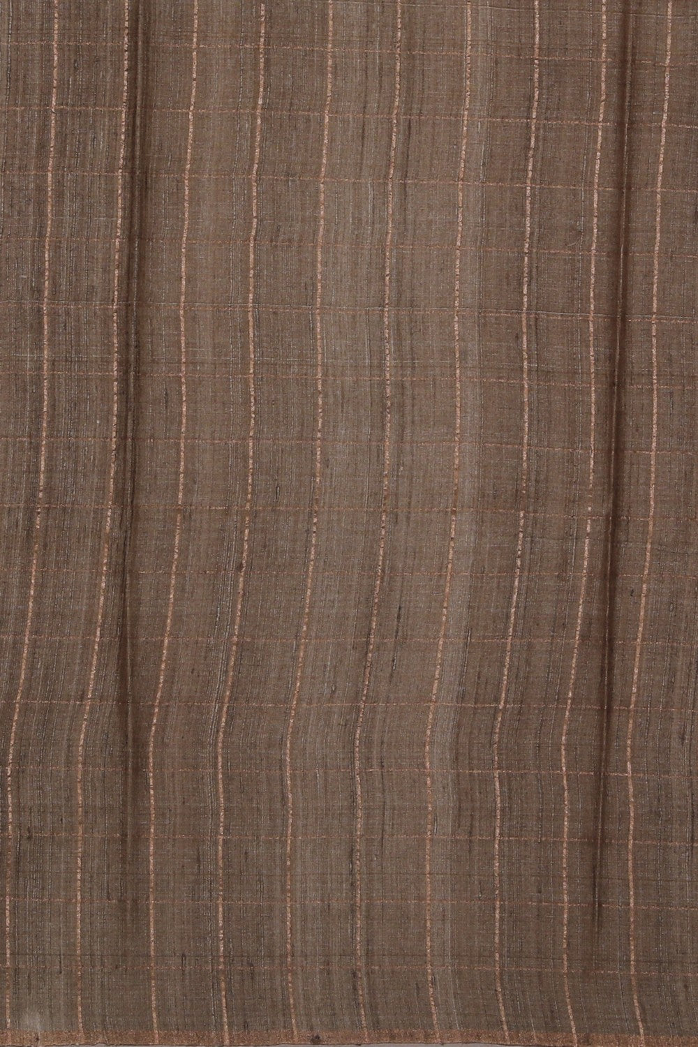 Image of Bhagalpur Tussar Silk Blue Saree