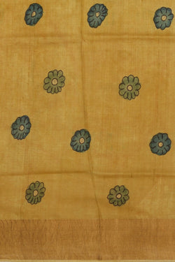 Image of Kalamkari Hand-Painted Saree
