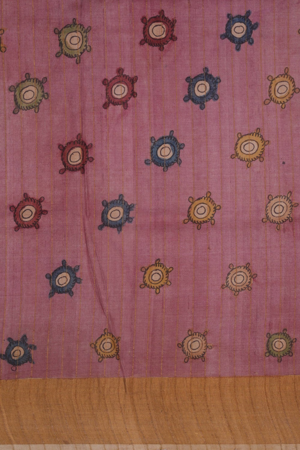 Kalamkari Hand-Painted Saree